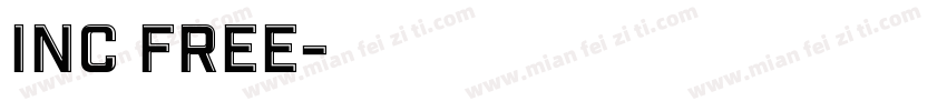 inc free字体转换